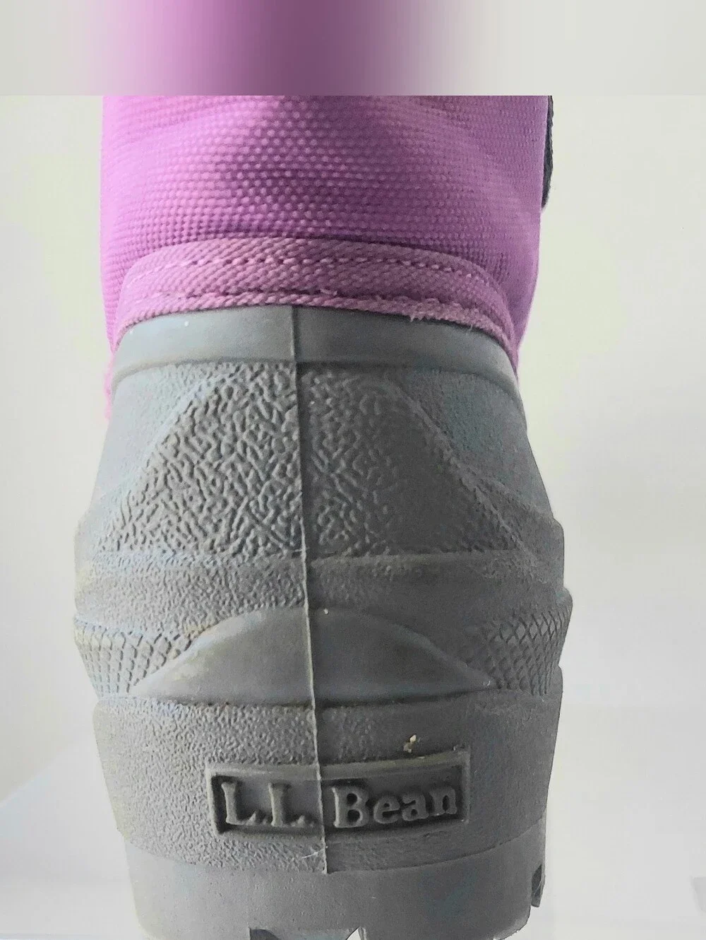 L.L. Bean Girls' Purple Waterproof Winter Boots
